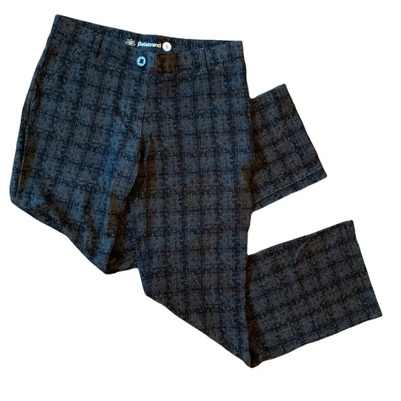 Betabrand Dress Pant Yoga Pants Straight Leg - Black and Gray Shibori - S - Picture 3 of 5